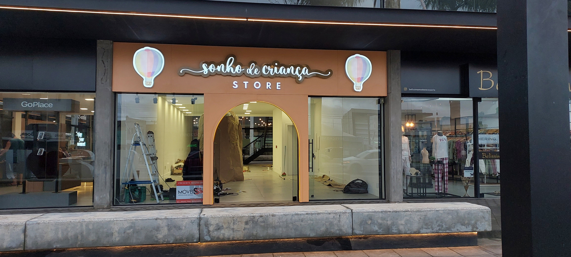 Fachada comercial Sonho de Criança